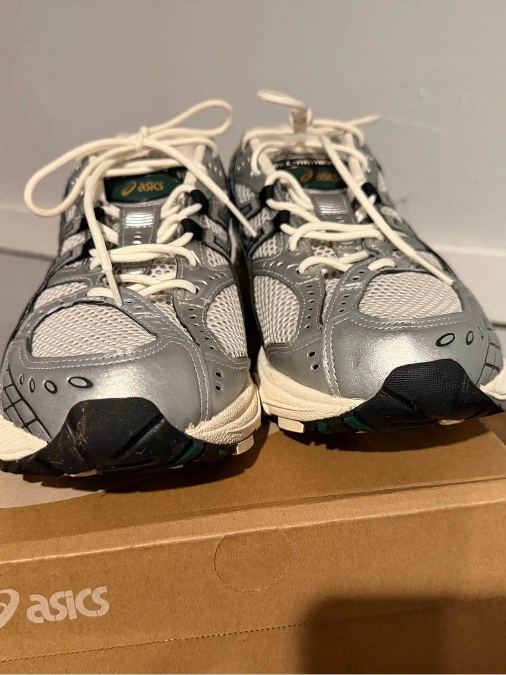 ASICS Gel-Nimbus 10.1 Shoes Cream/Grove Men's Size 9